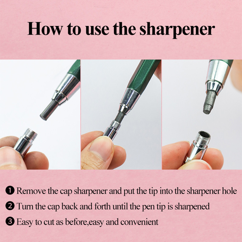 4,0 mm mehanička/automatska ugljena olovka grafitna olovka/dopuna/zamjenjiva jezgra HB/2B/4B/6B/8B/10B/12B tiskanica za skicu