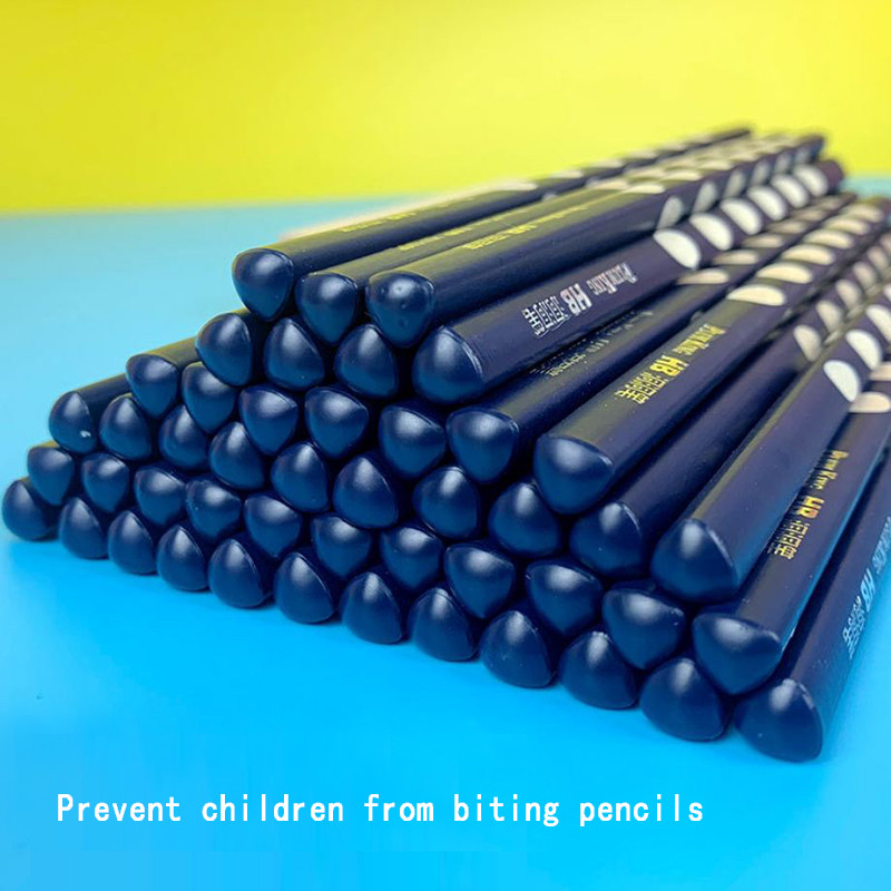 10Pcs/Paket Drvena olovka 2B HB olovka s gumicom Dječja škola za crtanje Pisaći pribor Besplatno šiljilo