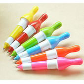 6 kom./lot Kreativna slatka teleskopska kemijska olovka u obliku kuglane Poklon za studente Pribor Kemijska olovka Uredski i školski pribor