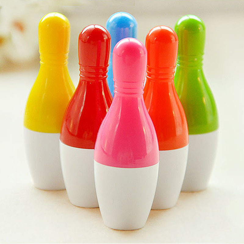 6 kom./lot Kreativna slatka teleskopska kemijska olovka u obliku kuglane Poklon za studente Pribor Kemijska olovka Uredski i školski pribor