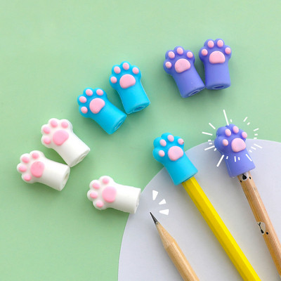 3 kom Kawaii mačja šapa Kapica za olovke Slatki produžetak olovke Prijenosna navlaka za olovku na dodir Korejski pribor za pisanje Dječji darovi Školski uredski pribor