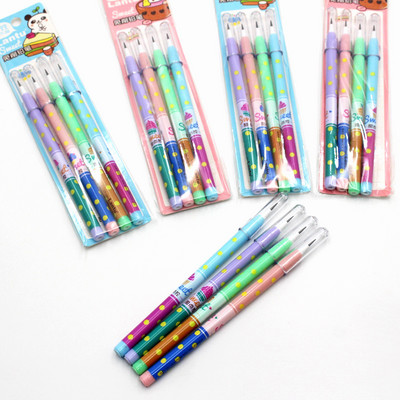 4 buc/set Creioane fără ascuțire Articole de papetărie drăguțe Pixuri automate de desene animate Creioane drăguțe Papetarie școlară pentru studenți Rechizite de birou
