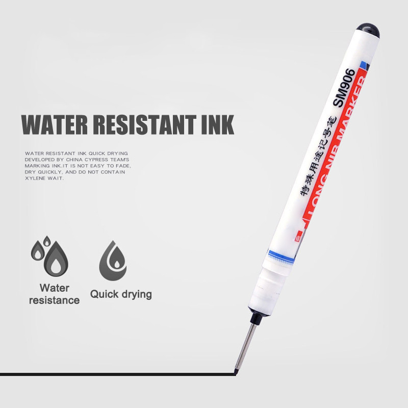 Markeri s dugačkom glavom od 20 mm Kupaonski ukrasi za obradu drveta Višenamjenski markeri s dubokim rupama metal staklo pamuk kožna galanterija Mark