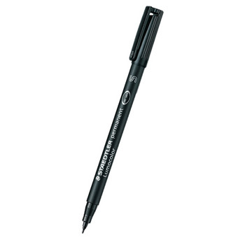 Μόνιμος μαρκαδόρος STAEDTLER 313s Αδιάβροχη λαδομπογιά Πορτοφόλι με λεπτή μύτη Μαύρο Μπλε Πράσινο Κόκκινο Σχέδιο για CD Graffiti Μεταλλικό γυαλί