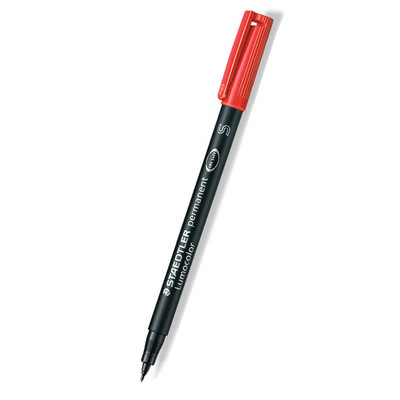 STAEDTLER 313s Permanentna markerska olovka Vodootporna uljana boja Novčanik s finim vrhom Crno Plavo Zeleno Crveno Crtanje za CD Grafiti Metalno staklo