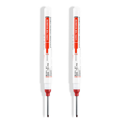 Olovke s dugačkom glavom od 30 mm, 1/3 kom/kompleta, višenamjenski ukrasi za obradu drva za kupaonicu Olovka s dubokim rupama, crveni/crni/plavi alati