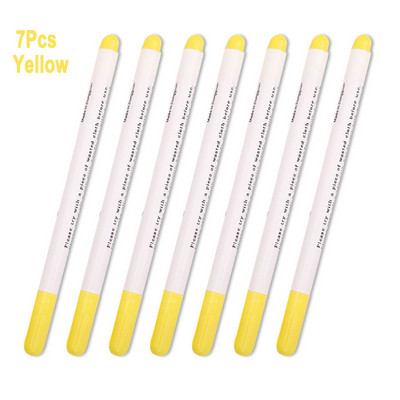 7Pcs Vodobrisiva olovka Periva Topiva Tinta Tkanina koja nestaje Marker za tekstil za crtanje crta