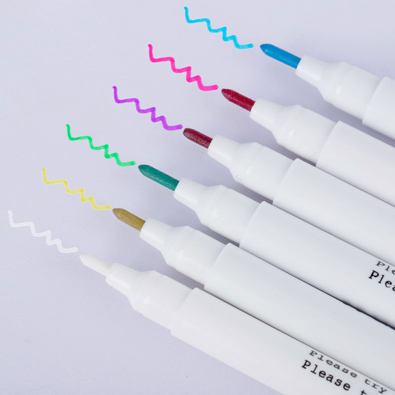 7Pcs Vodobrisiva olovka Periva Topiva Tinta Tkanina koja nestaje Marker za tekstil za crtanje crta