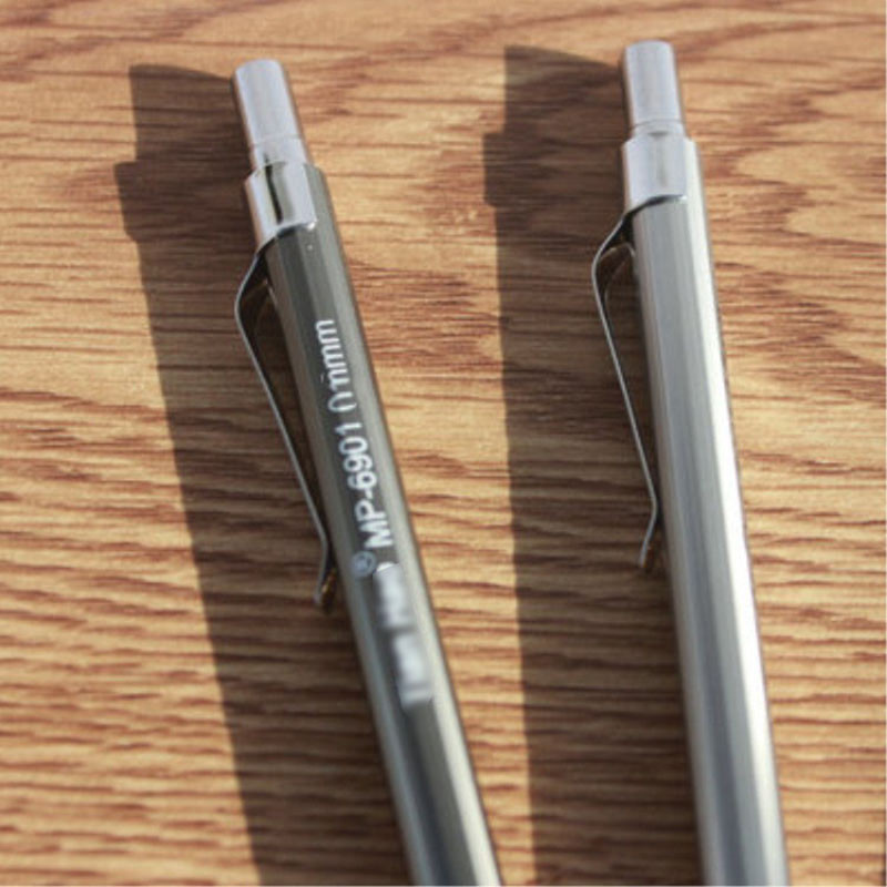 3 kom/pakiranje 0,7 mm Mini automatska olovka Uredska škola Metalne olovke na dodir Mehaničke olovke za slikanje Pribor za pisanje