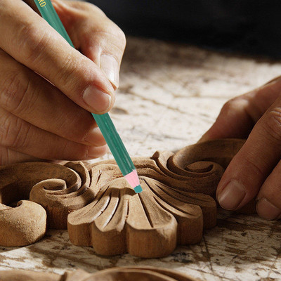 12 KOM Kineski markeri Boja za označavanje crteža Bijela kreda za odljepljivanje Tailors Plavo odijelo Mast Crne olovke Vosak