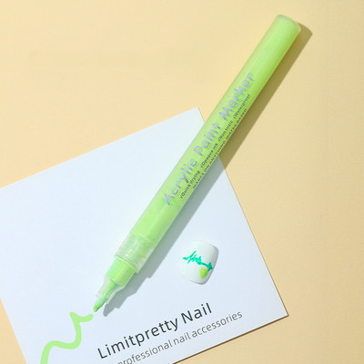 12 markere acrilice de culoare scris stilou metalic manga stilou patinaj permanent hârtie sticlă desen pe perete unghii stilou graffiti culori artă