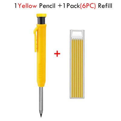 Komplet čvrstih stolarskih olovaka Mehanička olovka za obradu drveta 2,8 mm Alat za označavanje dubokih rupa Ugrađeno šiljilo Radnik Arhitekt Scriber