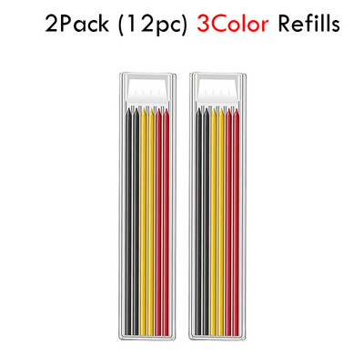 Komplet čvrstih stolarskih olovaka Mehanička olovka za obradu drveta 2,8 mm Alat za označavanje dubokih rupa Ugrađeno šiljilo Radnik Arhitekt Scriber