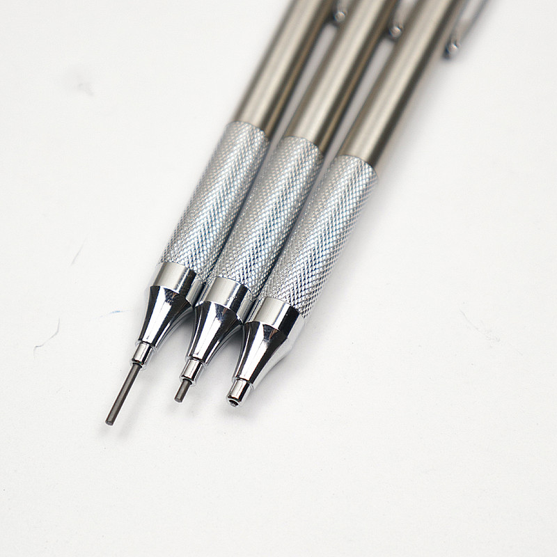 Creion mecanic din metal 0,5 mm/0,7 mm/0,9 mm/1,3 mm de înaltă calitate automată schiță în creion desen școală rechizite de papetărie