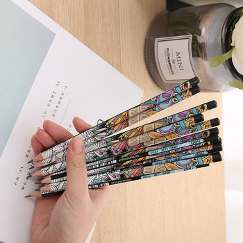 Графитни моливи DELI за училище Сладък молив 1 кутия（12 БР.）2B Комплект моливи за рисуване Дървени моливи за деца U53200 U53300