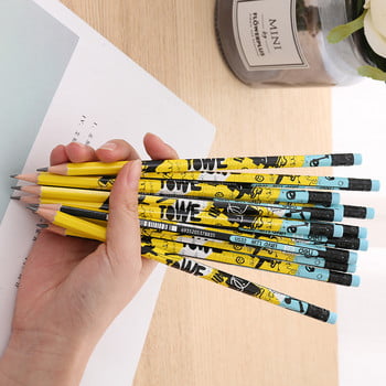Графитни моливи DELI за училище Сладък молив 1 кутия（12 БР.）2B Комплект моливи за рисуване Дървени моливи за деца U53200 U53300