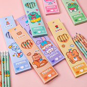 6Pcs/Set Slatka kawaii crtana olovka HB Sketch Artikli Crtanje Pribor Student Školski uredski materijal za djecu Poklon