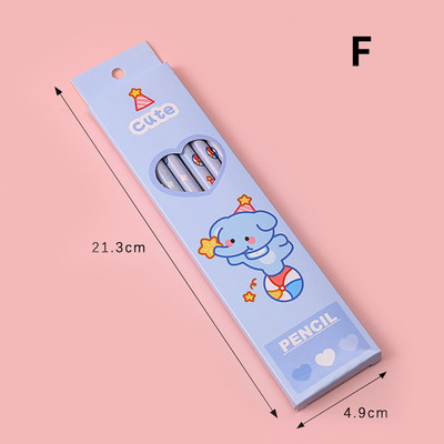 6Pcs/Set Slatka kawaii crtana olovka HB Sketch Artikli Crtanje Pribor Student Školski uredski materijal za djecu Poklon