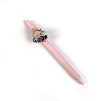 1Pcs Cute Game Genshin Impact Ballpoint Pen Black Gel Pen 0,5mm Cartoon Student Pen Ayaka Venti Xiao Σχολική γραφική ύλη Δώρο για παιδιά