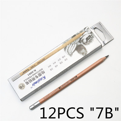 12PCS/LOT Školska olovka za crtanje Drvena HB 2B olovka za crtanje i pisanje
