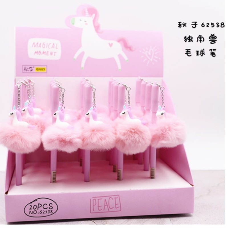 Στυλό με μελάνι Flamingo Unicorn Διακόσμηση γάμου Flamingo βελούδινο κρεμαστό τζελ στυλό Χρόνια πολλά Baby Shower Flamingo Δώρα για παιδιά