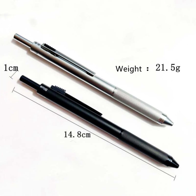 4 u 1 višebojne metalne kemijske olovke 3 boje kemijske olovke 1 automatska olovka za školske uredske potrepštine za pisanje, pribor za pisanje, darove