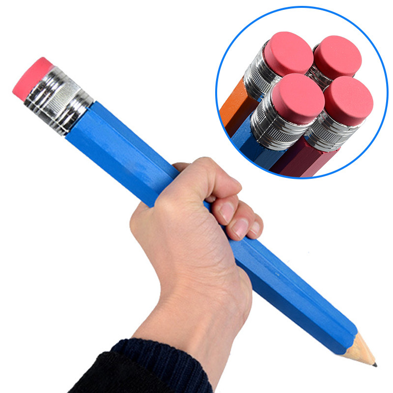 35cm drvena velika divovska olovka Personality Papirnice za školske rekvizite Igračke Pokloni Velike divovske olovke Pencils Pribor za pisanje