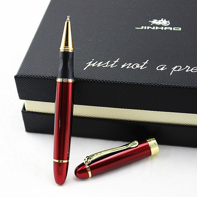 JINHAO X450 Beautiful Business Red Medium Rutuliniai rašikliai Naujas biuras Verslo mokyklos rašiklis