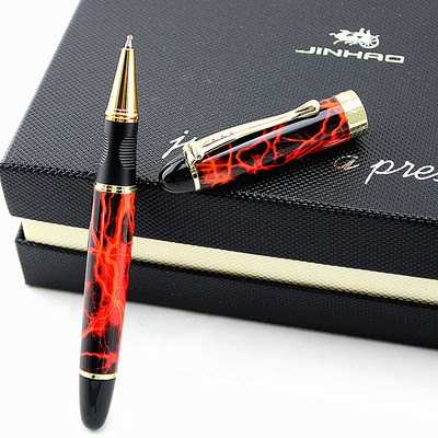 JINHAO X450 Beautiful Business Red Medium Rutuliniai rašikliai Naujas biuras Verslo mokyklos rašiklis