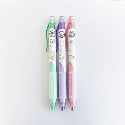 3Pcs AIHAO 9547 0,5 mm Rilakkuma automatska olovka Kawaii plastične mehaničke olovke za djecu Darovi Studentski pribor Pribor