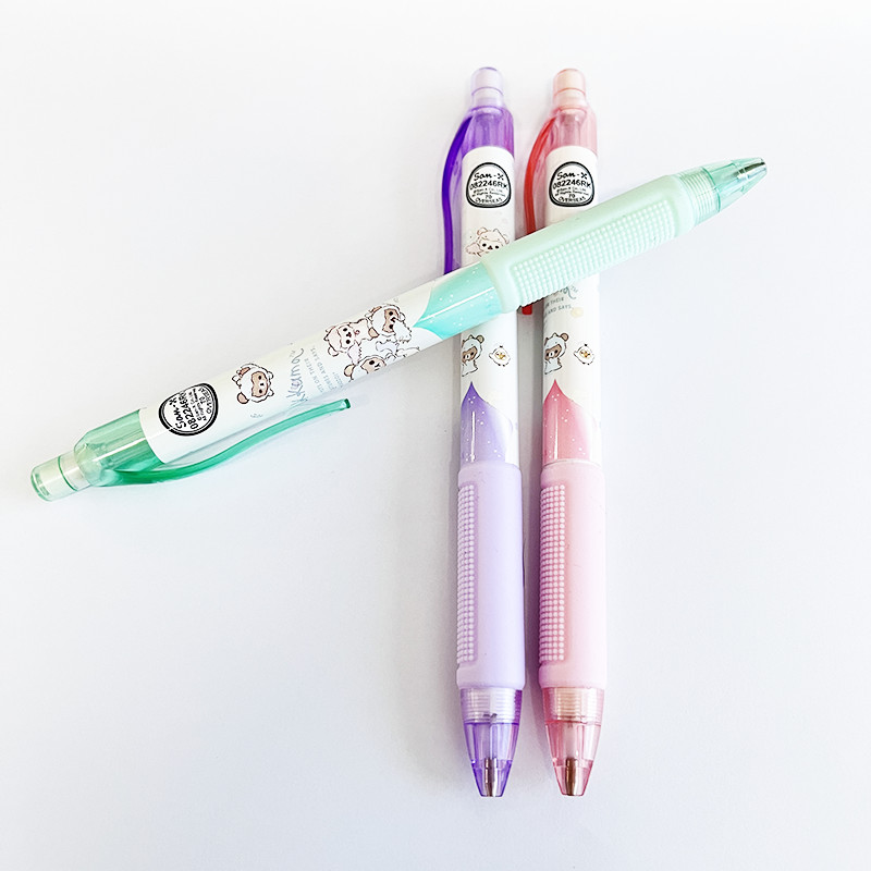 3Pcs AIHAO 9547 0,5 mm Rilakkuma automatska olovka Kawaii plastične mehaničke olovke za djecu Darovi Studentski pribor Pribor