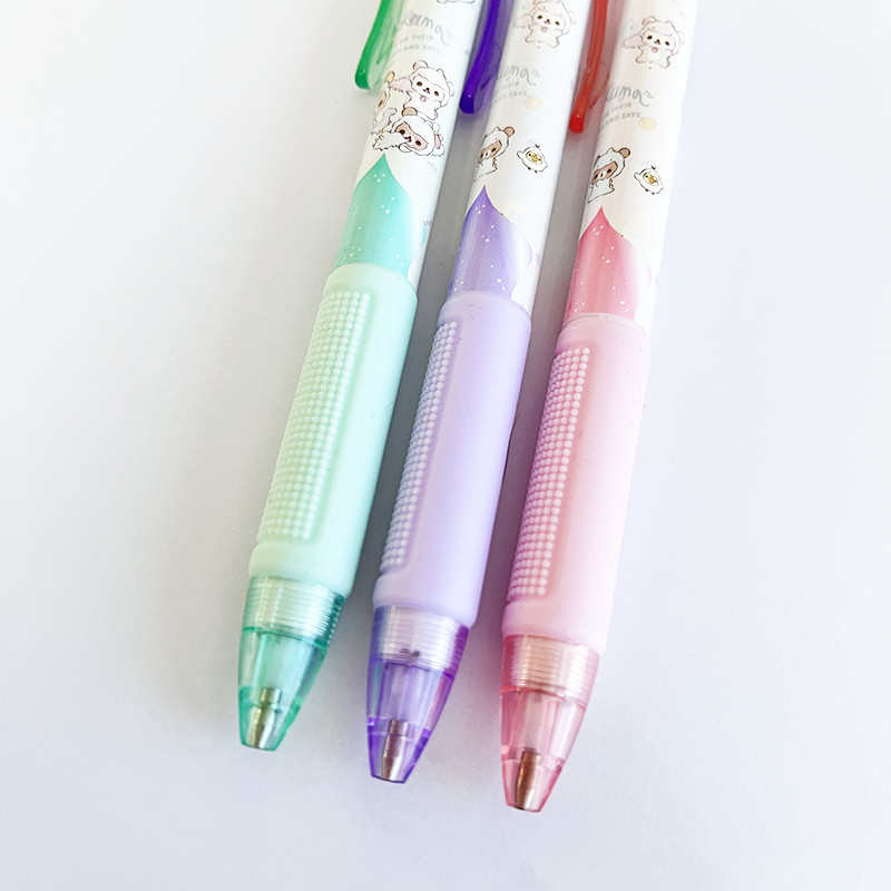 3Pcs AIHAO 9547 0,5 mm Rilakkuma automatska olovka Kawaii plastične mehaničke olovke za djecu Darovi Studentski pribor Pribor