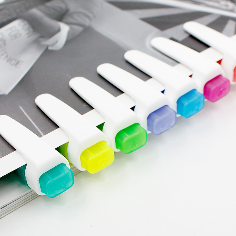 Crystal Coarse Bright Color Highlighter Kist Pen Matte Fantasy Rainbow Pocket Size Marker Spot Liner Drawing H6586