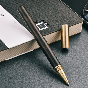 Υψηλής ποιότητας New Arrival Pure Wood Roller Ballpoint Στυλό Business Men Signature στυλό γραφής Αγορά 2 Αποστολή δώρου