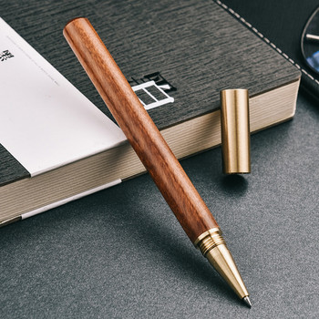 Υψηλής ποιότητας New Arrival Pure Wood Roller Ballpoint Στυλό Business Men Signature στυλό γραφής Αγορά 2 Αποστολή δώρου