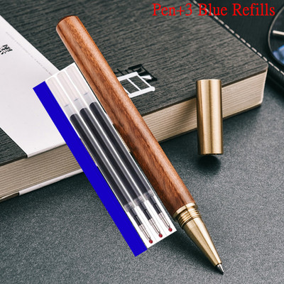 Visokokvalitetni novi dolazak Roler kemijska olovka marke čistog drveta Poslovna muška olovka za pisanje s potpisom Kupi 2 Pošalji poklon