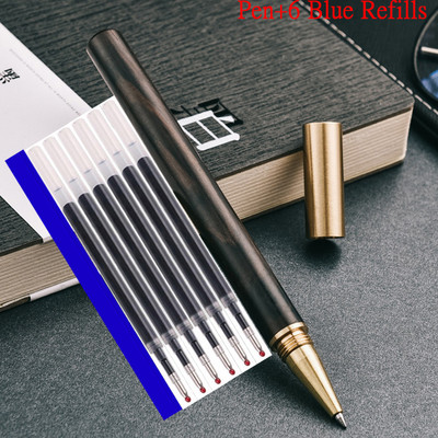 Visokokvalitetni novi dolazak Roler kemijska olovka marke čistog drveta Poslovna muška olovka za pisanje s potpisom Kupi 2 Pošalji poklon