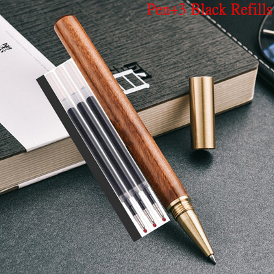 Visokokvalitetni novi dolazak Roler kemijska olovka marke čistog drveta Poslovna muška olovka za pisanje s potpisom Kupi 2 Pošalji poklon
