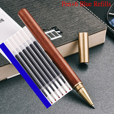 Visokokvalitetni novi dolazak Roler kemijska olovka marke čistog drveta Poslovna muška olovka za pisanje s potpisom Kupi 2 Pošalji poklon