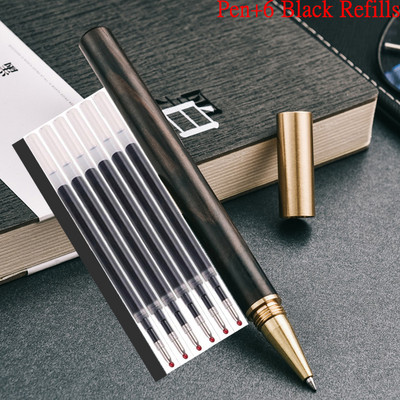 Visokokvalitetni novi dolazak Roler kemijska olovka marke čistog drveta Poslovna muška olovka za pisanje s potpisom Kupi 2 Pošalji poklon