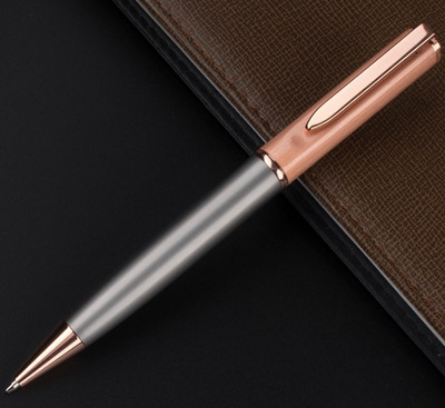 Luksuzna metalna visokokvalitetna kemijska olovka s crnim punjenjem, 0,7 mm teška prijenosna bilježnica Roler olovke