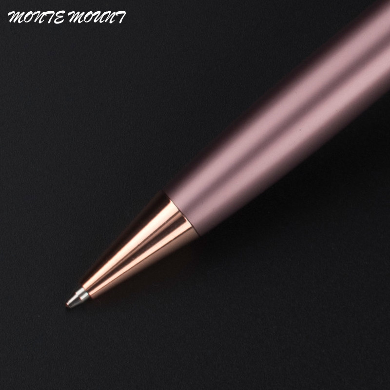 Luksuzna metalna visokokvalitetna kemijska olovka s crnim punjenjem, 0,7 mm teška prijenosna bilježnica Roler olovke