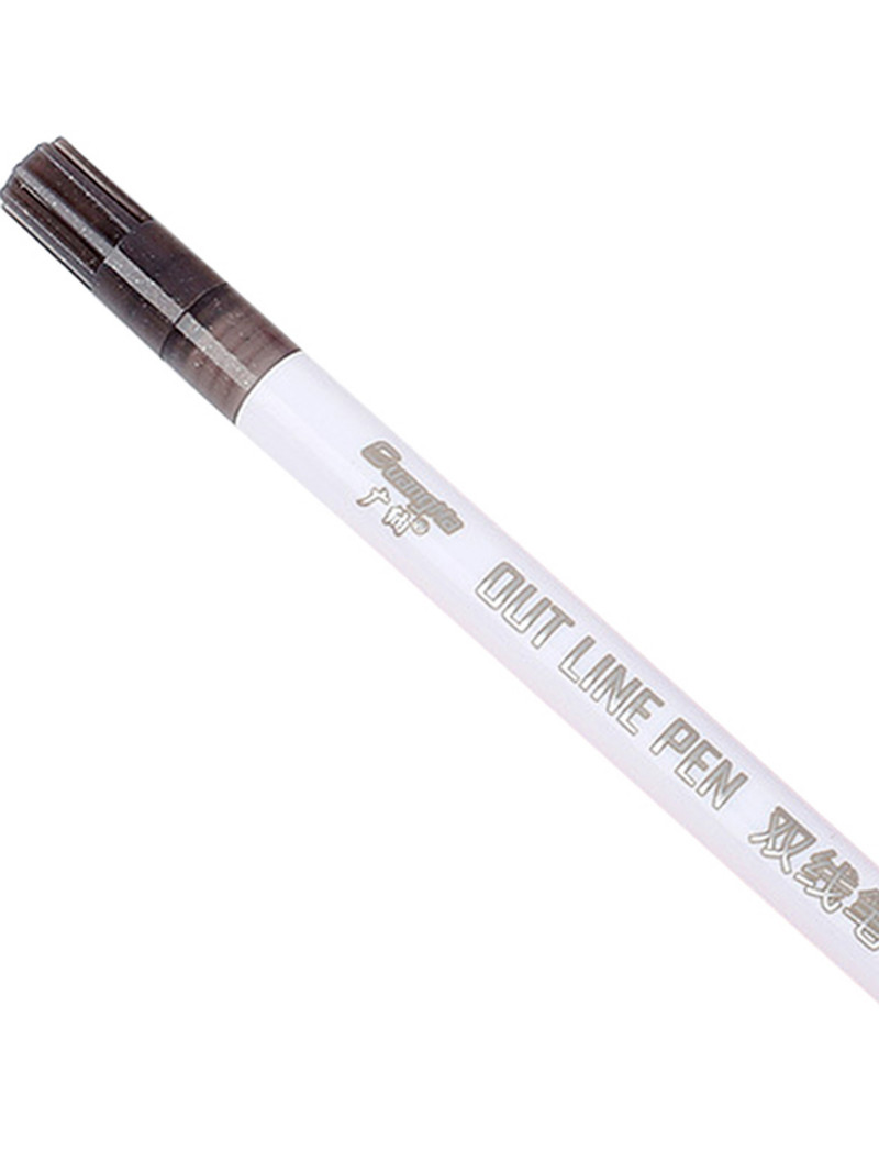 Joonistus Maalimine Markerpliiats Kinkekaartide kirjutamine Joonistus Kahejooneline kontuuripliiats, Kaasaskantav kooli jaoks isetegemise plakatitarvikud markerpliiats