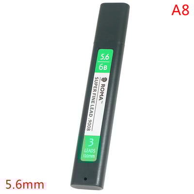 Creioane mecanice automate de 5,6 mm și creion grafit cărbune 4B 6B 8B Instrument de scris pentru biroul școlar