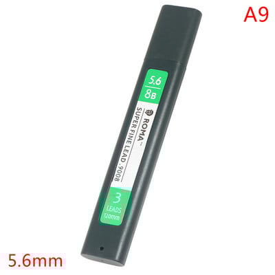 Creioane mecanice automate de 5,6 mm și creion grafit cărbune 4B 6B 8B Instrument de scris pentru biroul școlar