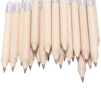 12/24/48Pcs * Моливи Дървени моливи с половин размер Училищни офис рисуване Инструмент за писане за писане