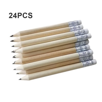 12/24/48Pcs * Olovke Drvene olovke u pola veličine Školski uredski alat za slikanje za pisanje za pribor za pisanje