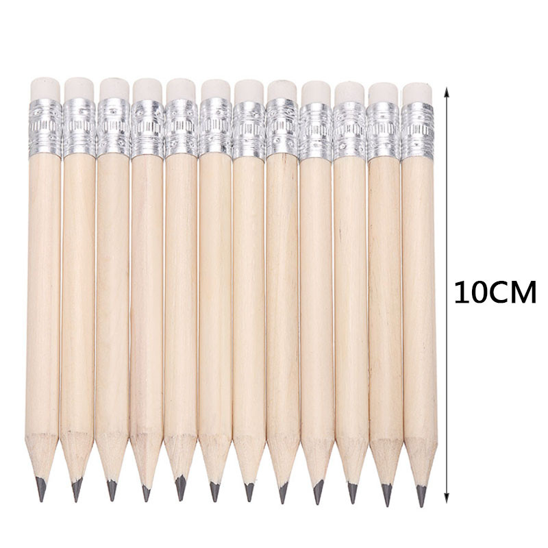 12/24/48Pcs * Olovke Drvene olovke u pola veličine Školski uredski alat za slikanje za pisanje za pribor za pisanje