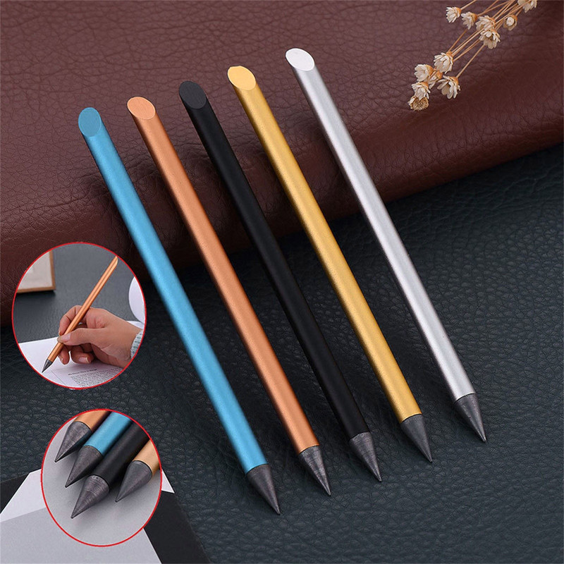 Scriere nelimitată fără cerneală Creion etern Creion fără cerneală Rechizite de birou pentru școală Papetarie Creioane Semn de afaceri Pen Cadou Design nou