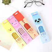 Olovke za crtanje od 12 komada Olovke s drvenom osnovom Dječji set za pisanje Udoban rukohvat HB olovo Punilo za poklon vrećicu za djecu učenika H8WD